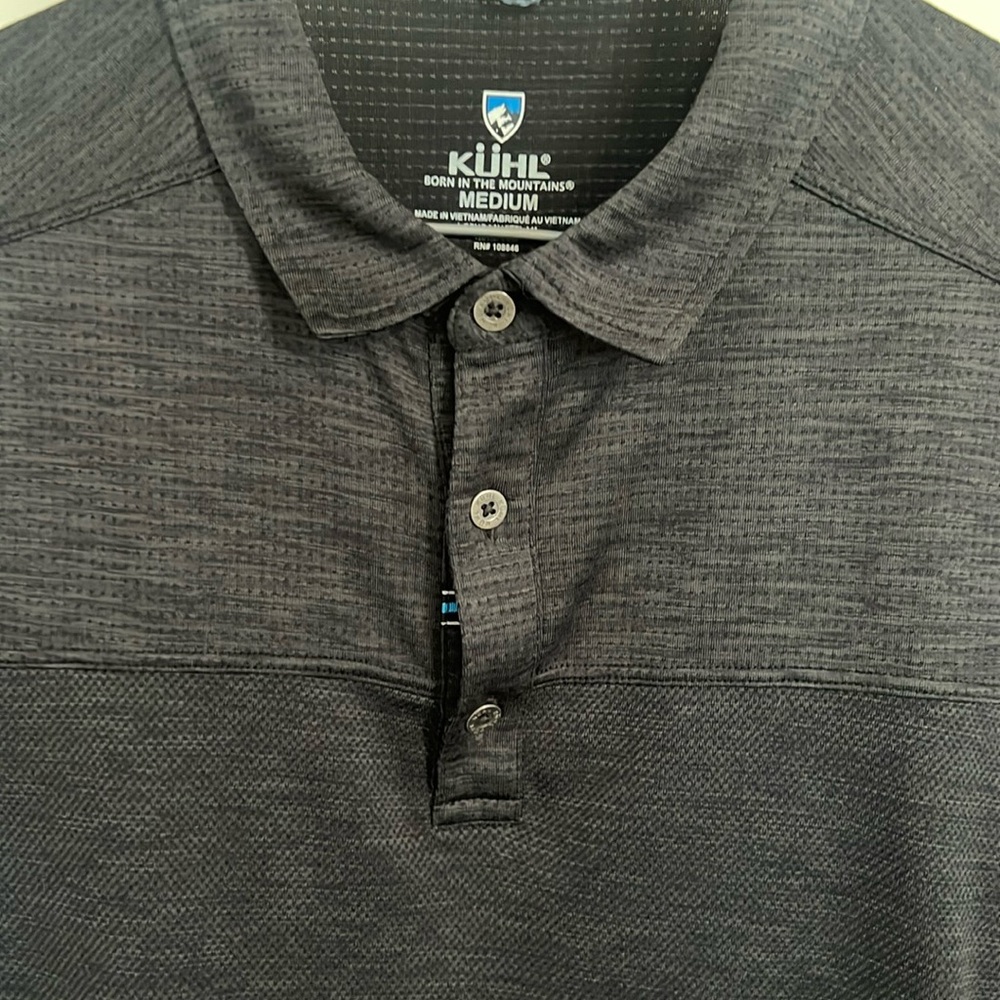 Men’s Kuhl charcoal polo - Picture 2 of 7